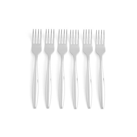 Portmeirion Sophie Conran Arbor Stainless Steel Cocktail Forks - Set of 6 - 6.5"