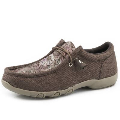 Roper Casual Shoes Boys Chillin Floral Brown 09-018-1791-3000 BR