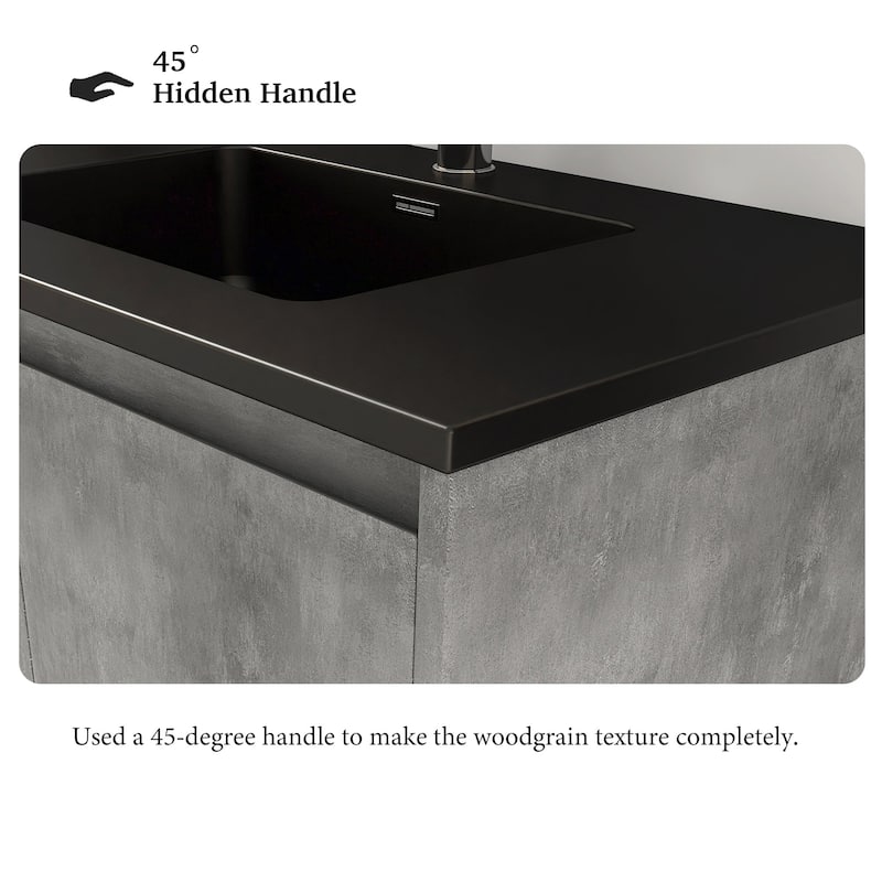 30-inch Freestanding Bath Vanity with Cultured Mable Top