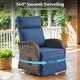 preview thumbnail 14 of 82, Pocassy Reclining Patio Chair with Adjustable Backrest