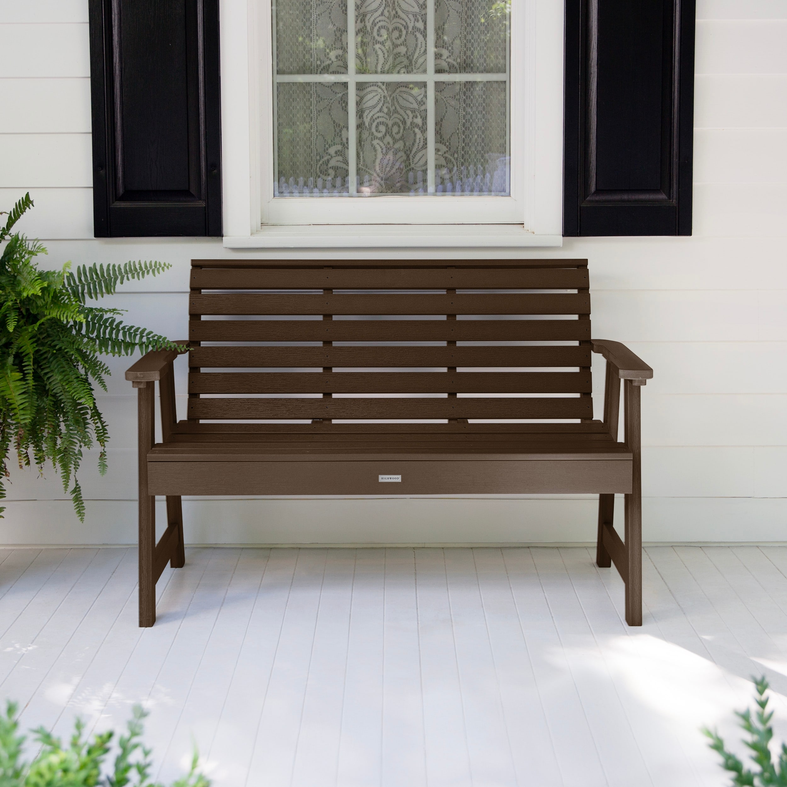 HIGHWOOD Weatherly Eco-Friendly 4-foot Garden Bench