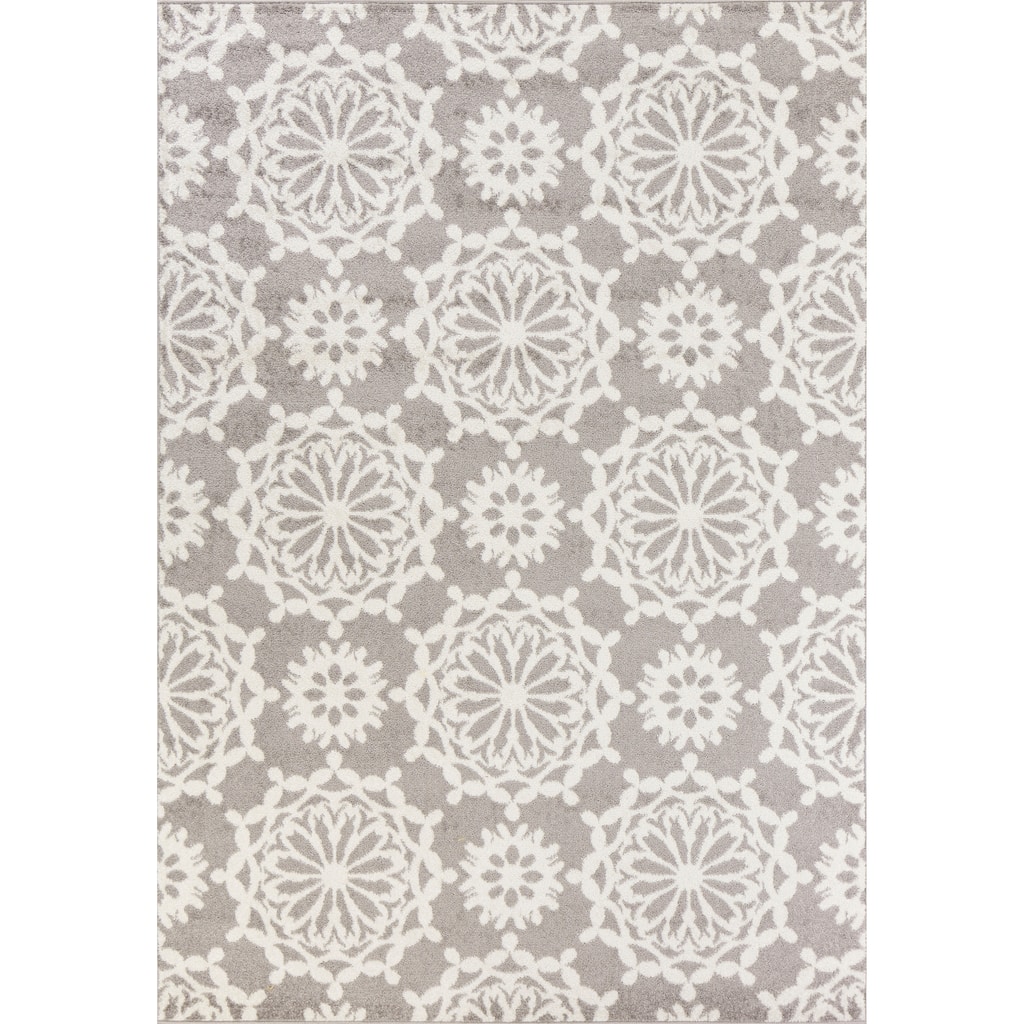 Carson Carrington Gotland Mid-Century Grey Rug