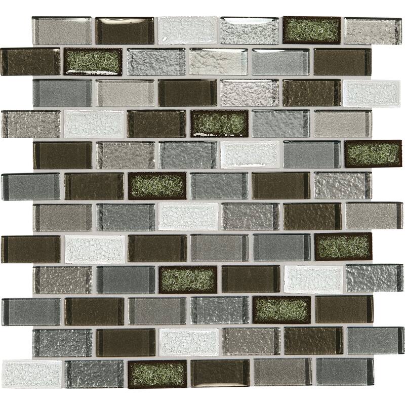 Daltile Crystal Shores 2'' x 1'' Brick-Joint Mosaic Tile (10 PCS Per Carton) (9.70 SQFT Per Carton)