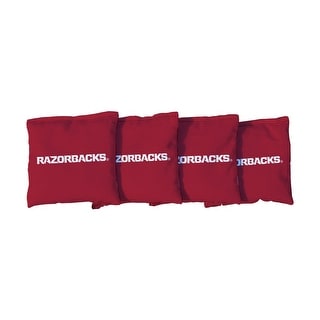 Arkansas Razorbacks Red Cornhole Bags