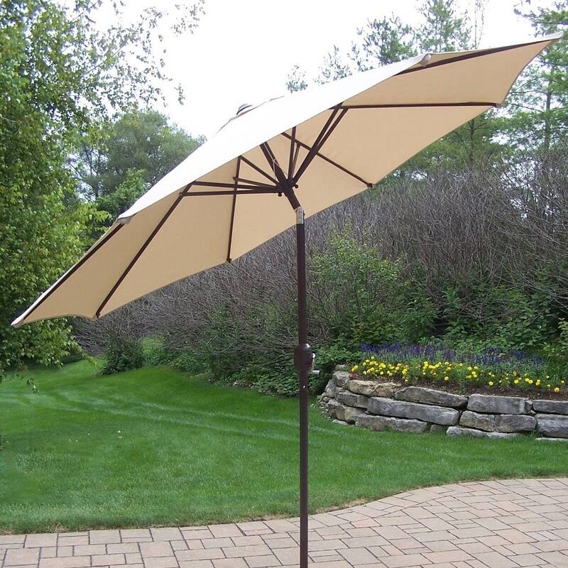 Oakland Living Corporation Polyester 9-foot Market Umbrella