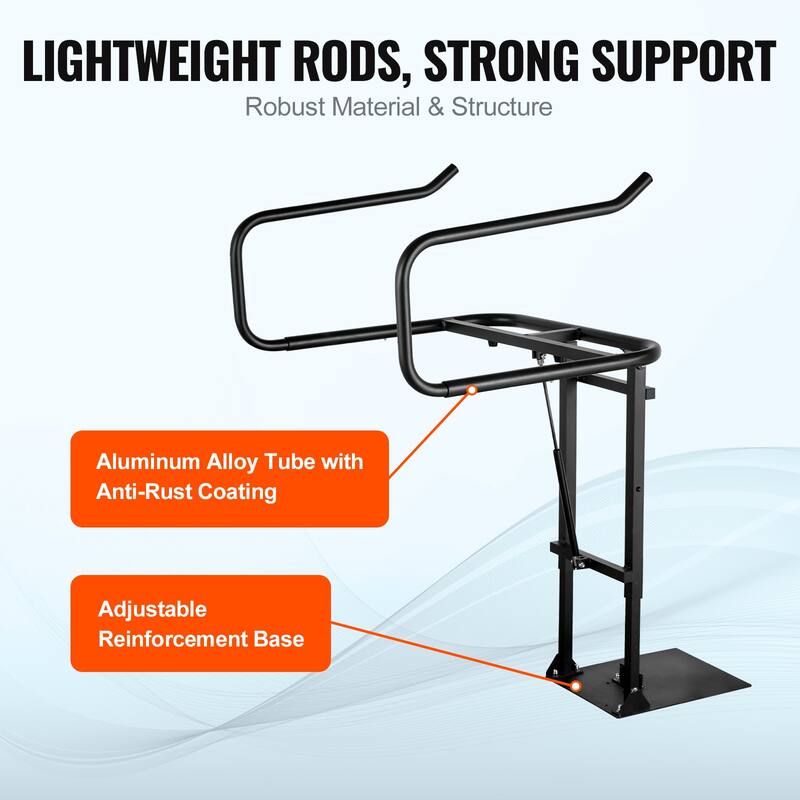 Hot Tub Cover Lift, Spa Cover Lift, Height 33.1" - 41.3" Width 53.1" - 92.5" Adjustable, Installed Underneath on one Sides