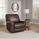 preview thumbnail 1 of 8, Signature Design by Ashley Colleton Dark Brown Recliner Dark Brown