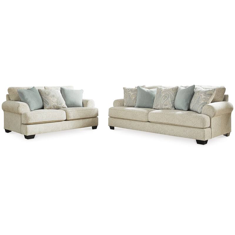 Signature Design by Ashley Monaghan Beige Sofa - 98" W x 45" D x 39" H