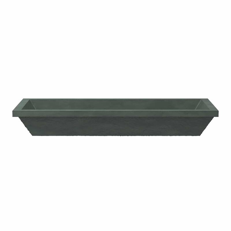 Native Trails NSL3715 NativeStone 37" Rectangular Concrete Undermount