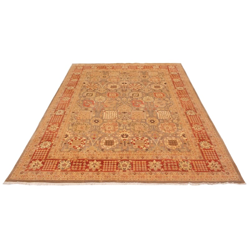 ECARPETGALLERY Hand-knotted Pako Persian 18 Of 20 Taupe Wool Rug - 10'0 x 13'3