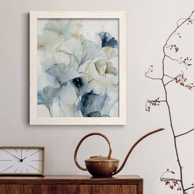 Indigo Ginkgo I-Premium Framed Canvas - Ready to Hang