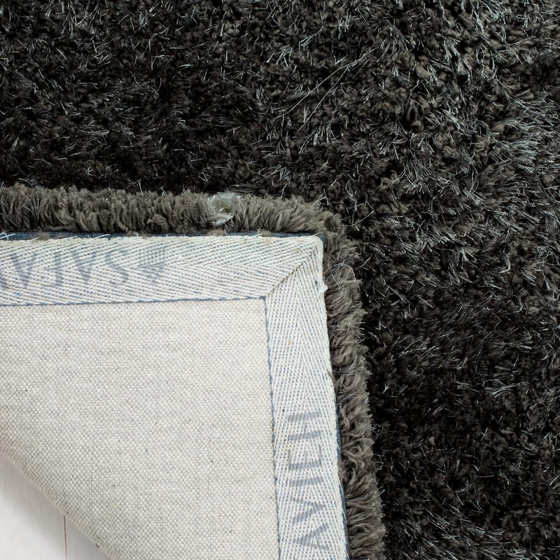 SAFAVIEH Handmade Ryann Shag Anneclaar Solid Polyester Rug