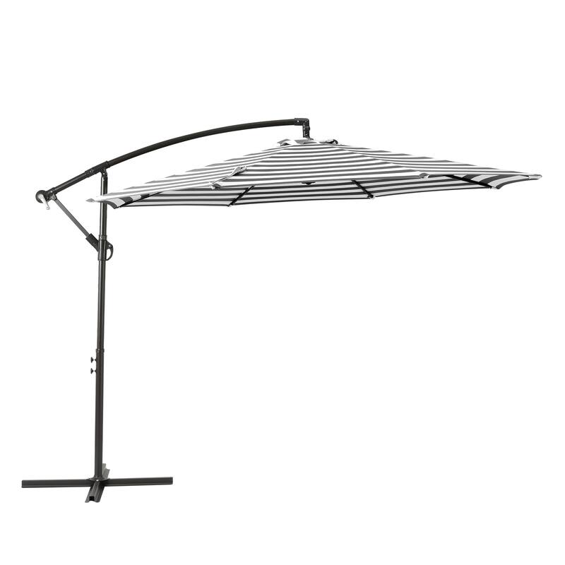 Weller 10-foot Offset Cantilever Hanging Patio Umbrella