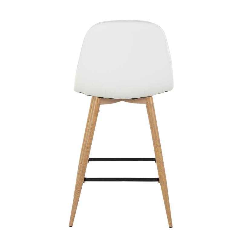 Carson Carrington Stone Natural Counter Stool - Set of 2