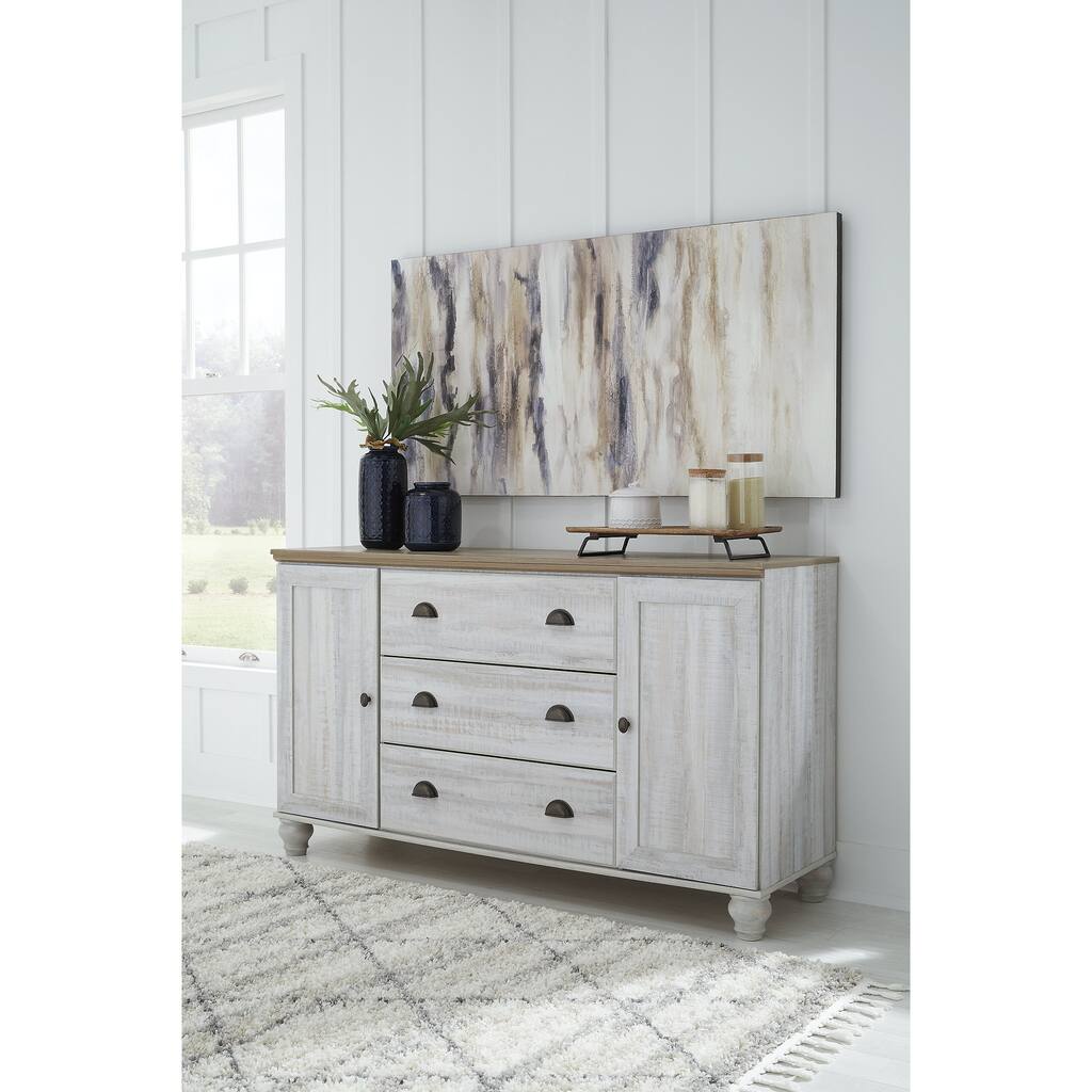 Ashley Furniture Haven Bay Two-tone Dresser