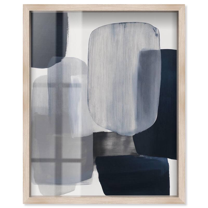 Oceanic Forms I Shadowbox by Art Remedy - Natural - 20" x 24"
