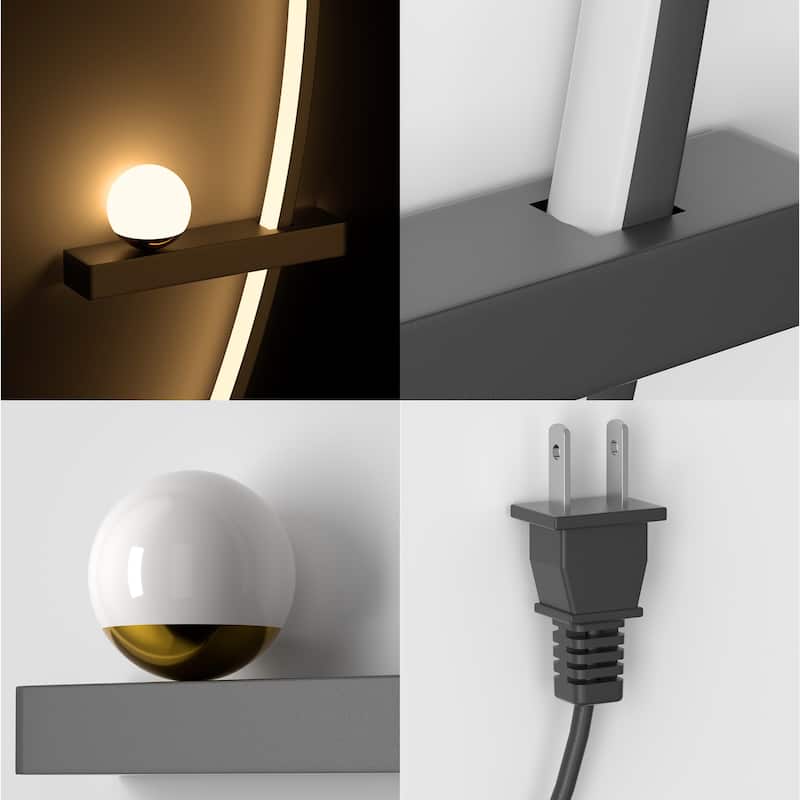 2-Pack 32 in LED Bedroom Wall Lights - 2 Packs