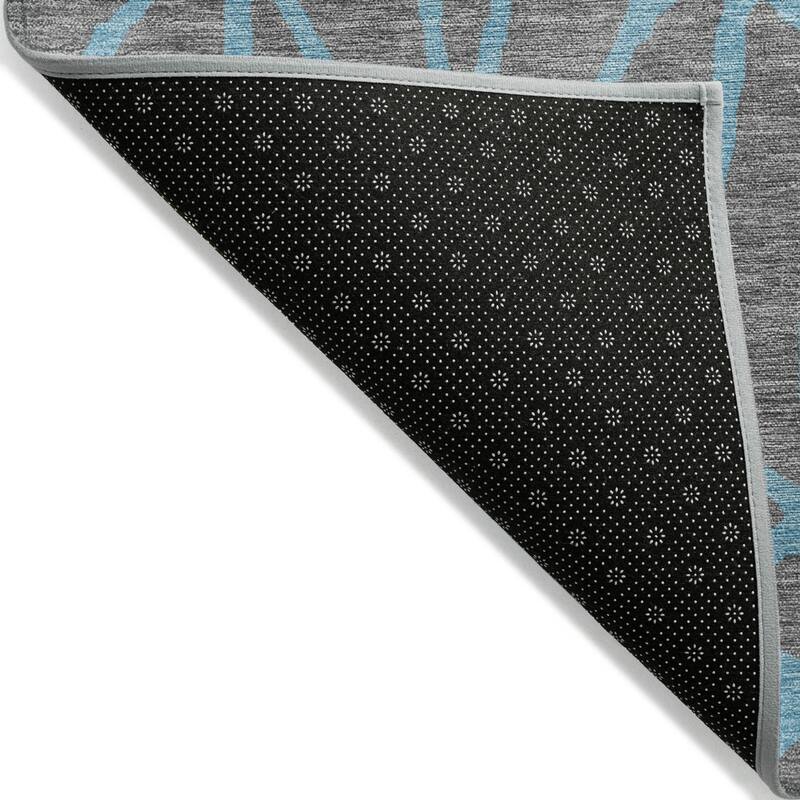 HomeRoots Geometric Transitional Rectangle Outdoor Rug
