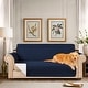preview thumbnail 17 of 70, Subrtex Reversible Sofa Couch Cover Quilted Slipcover Furniture Protector Loveseat - Navy