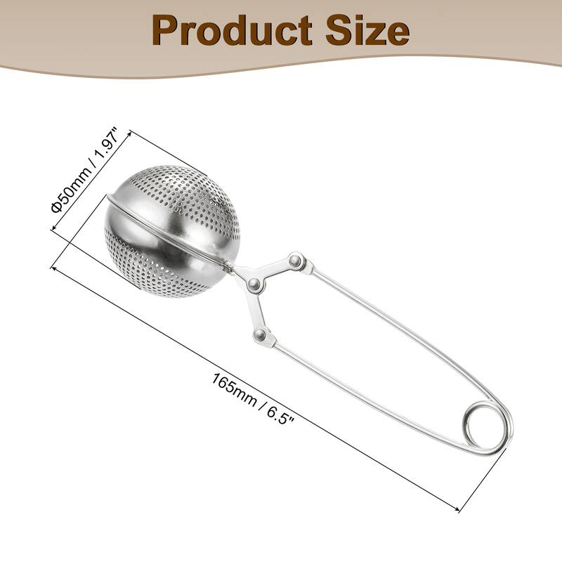 1 Pcs Ball Snap Tea Ball Infuser, Tea Strainer, Tea Steeper