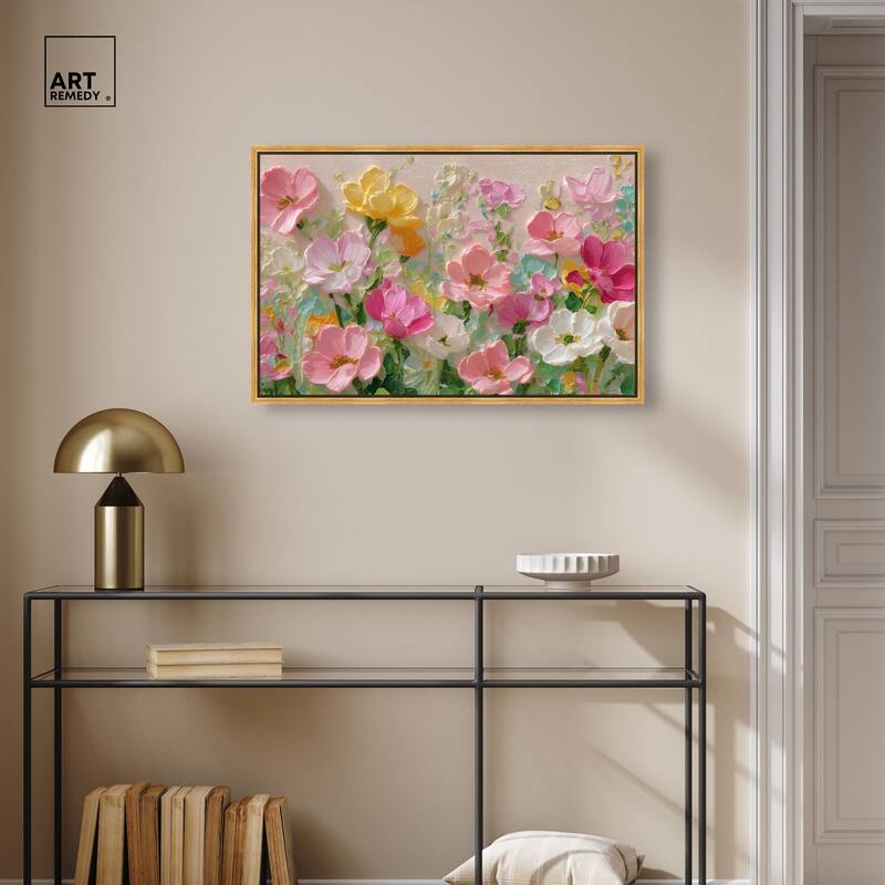 Expressed in Petals I Canvas by Art Remedy
