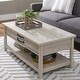 preview thumbnail 5 of 15, Modern Farmhouse Rectangular Lift Coffee Table - 43.15 in * 23.47 in * 18.07 in White