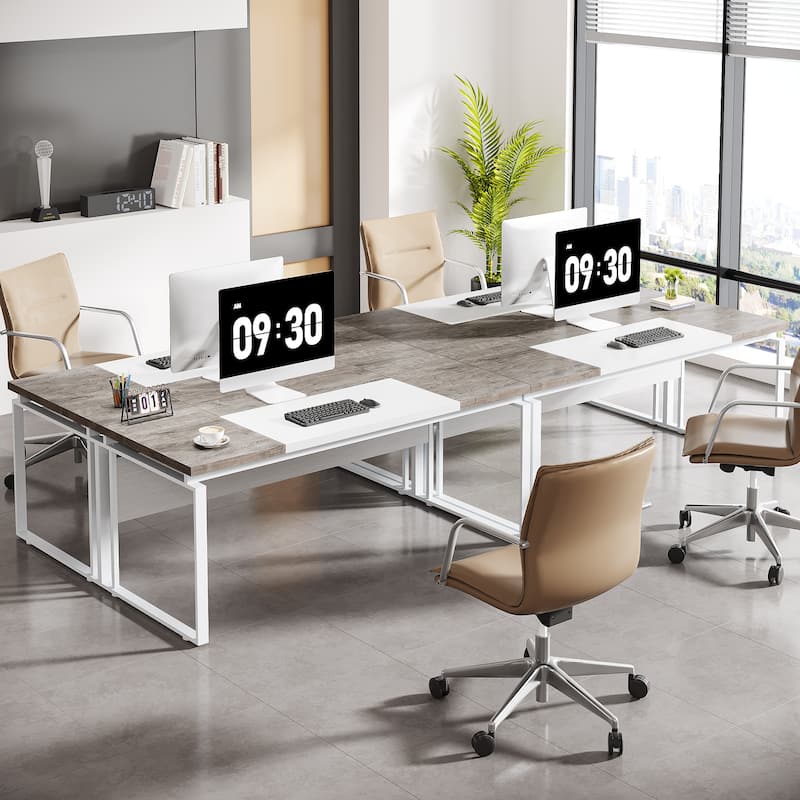 63 Inch Computer Desk Home Office Desk for Workstation (Only Table)