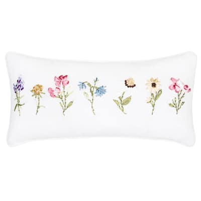 April Showers Ribbon Art Pillow