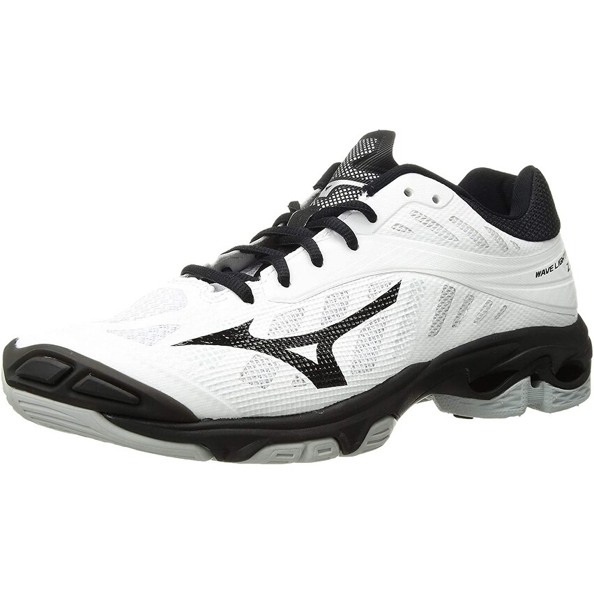 black and purple mizuno volleyball shoes