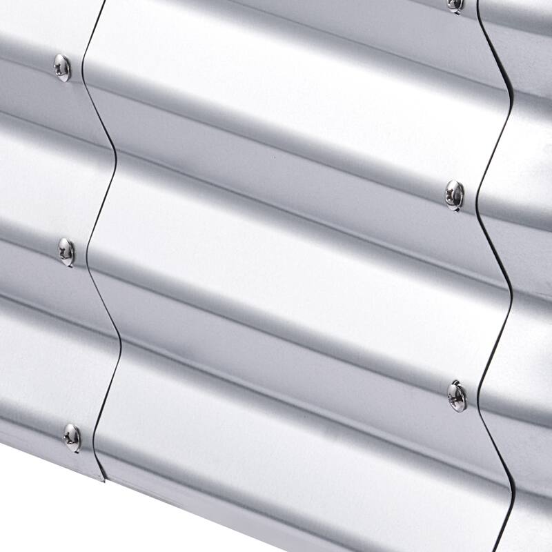 Customizable Raised Garden Bed with Gloves, Safety Edging for Drainage