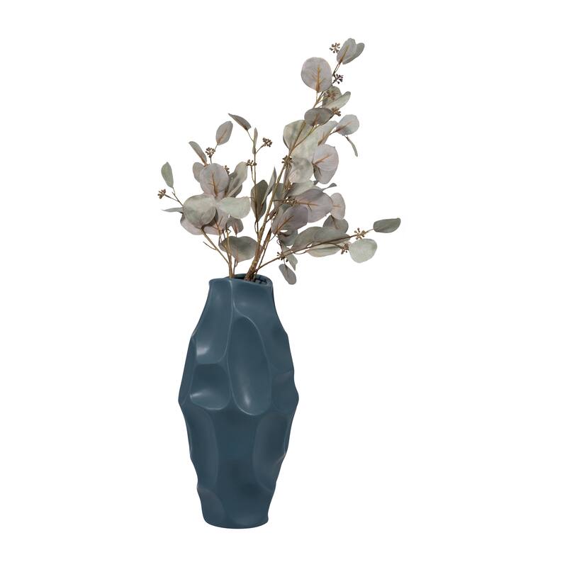 Ceramic Modern Arleta Decorative Vase - Teal
