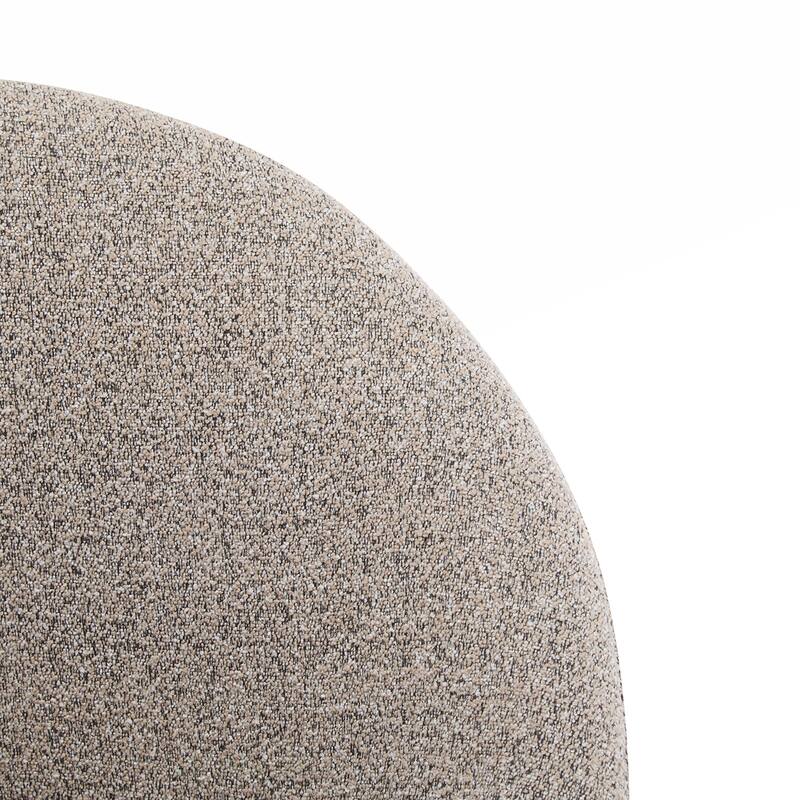 2PCS Fabric Round Metal Bar Stools