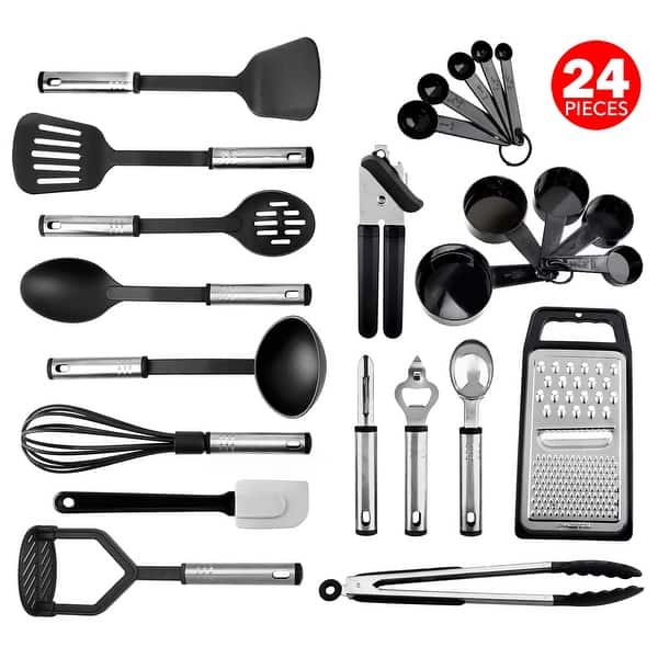 slide 1 of 20, Kaluns Kitchen Utensil sets. Cooking / Baking Supplies - Non-Stick and Heat Resistant Cookware set - 3 Sizes