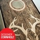 preview thumbnail 2 of 7, Camo Skull Outdoor Cornhole Board Game Set
