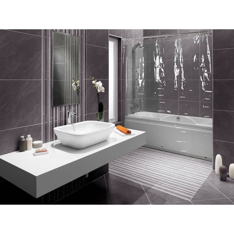 Utopia Alley 4.8G Clear PEVA Shower Liner - Clear Shower Curtain Liner, Transparent PEVA Shower Curtain(72"x72")