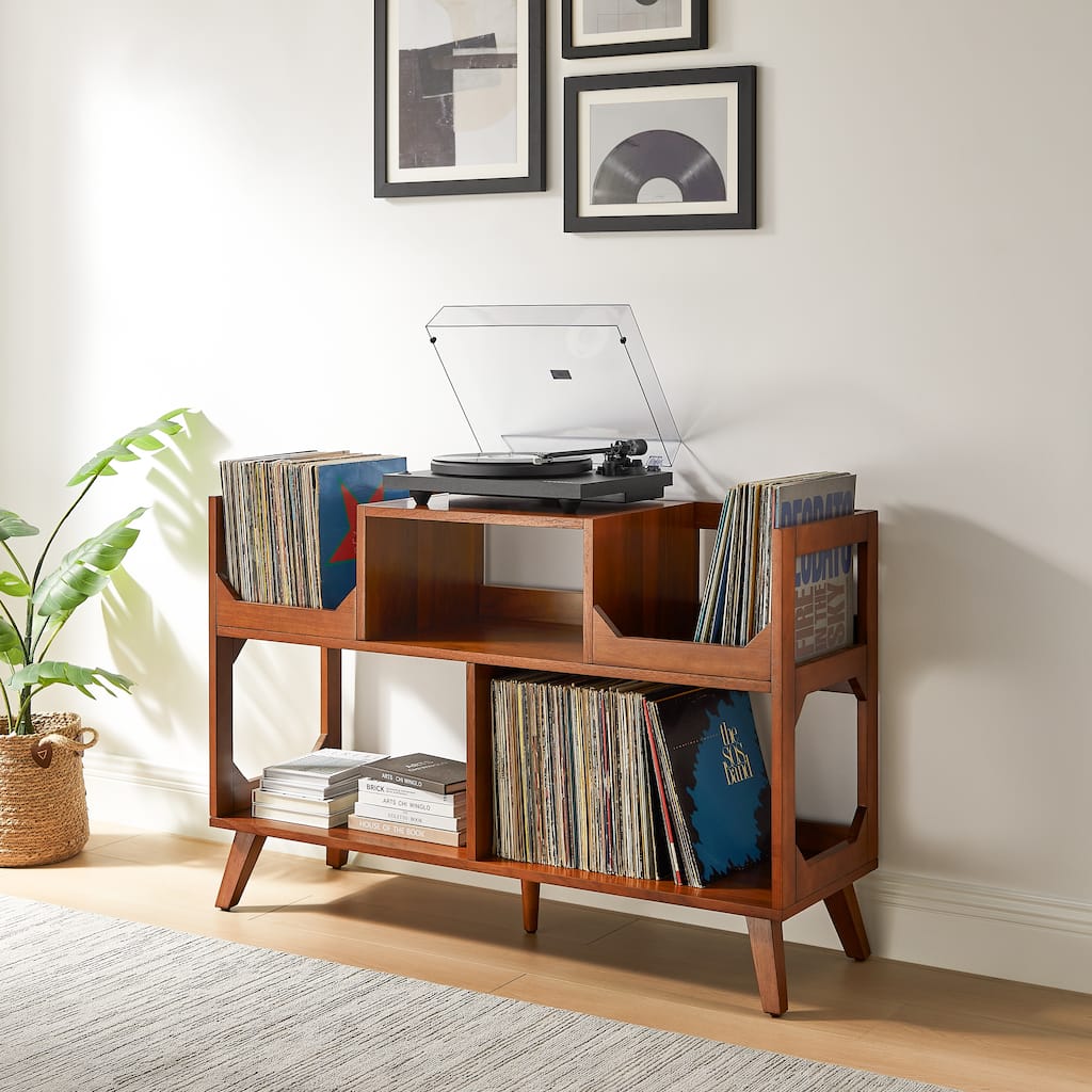Crosley Asheville Large Record Storage Console