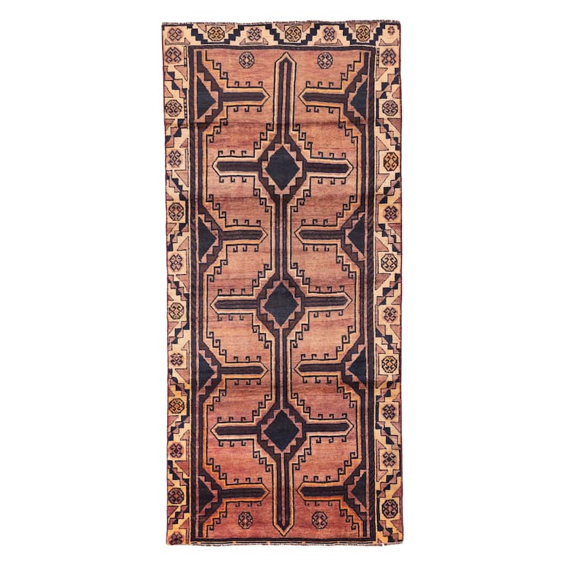 ECARPETGALLERY Hand-knotted Konya Anatolian Blush Wool Rug - 4'4 x 9'9
