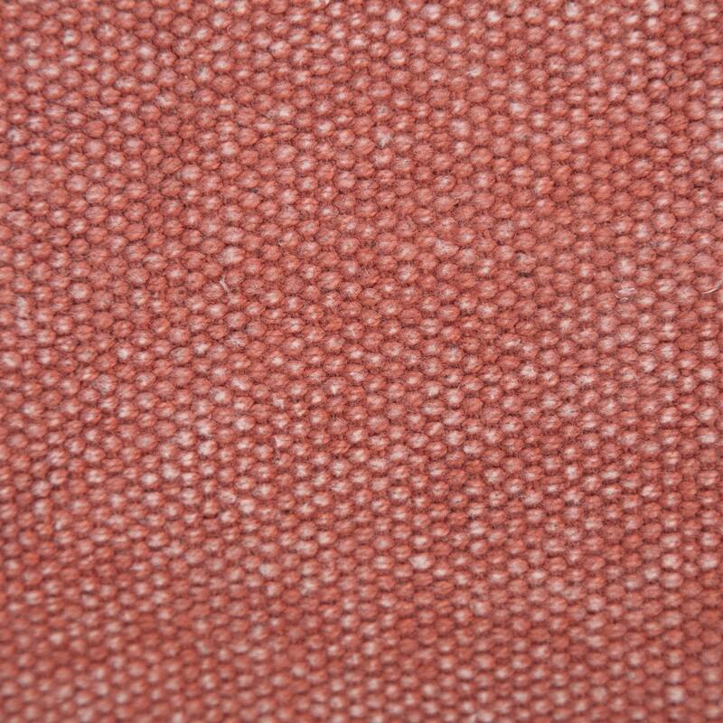 Sevita Light Pink Solid Stonewash Throw Pillow with Fringe