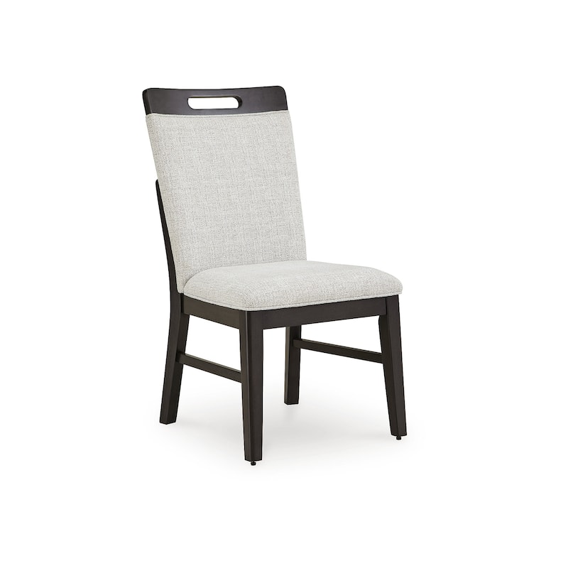 Signature Design by Ashley Neymorton Light Gray/Brown Dining Chair (Set of 2) - 20"W x 22"D x 39.5"H