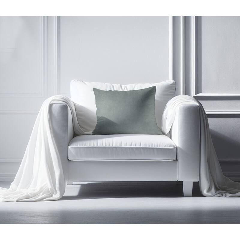 A1HC Velvet Throw Pillow Insert, Hypoallergenic Down Alternative Fill, Pack of 1
