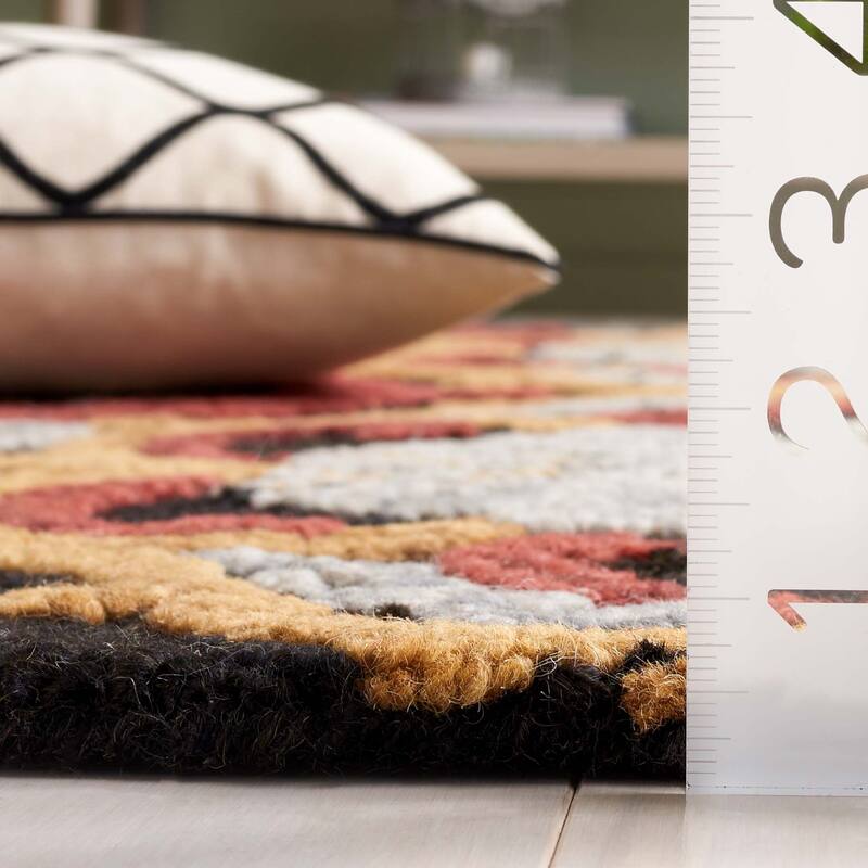 SAFAVIEH Handmade Blossom Parthenia Floral Wool Rug