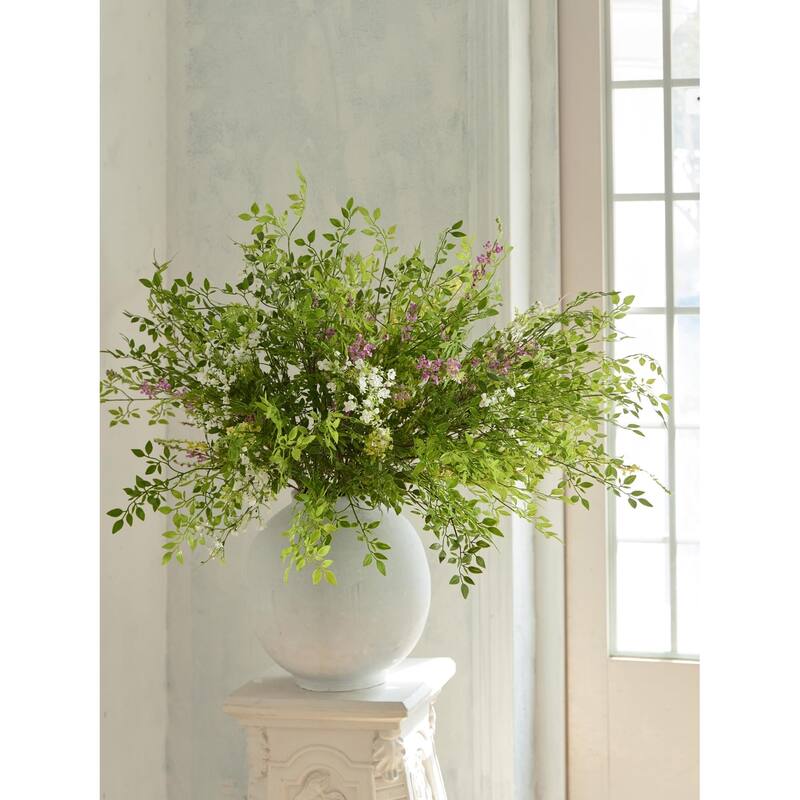 12pcs 44inch Fake Flowers Home Decor Faux Greenery Stems Branches for Vase Artificial Flowers