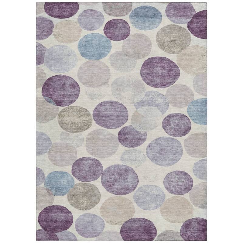 HomeRoots Geometric Transitional Rectangle Outdoor Rug