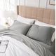 preview thumbnail 29 of 101, Vilano 21-inch Extra Deep Pocket 4-Piece Bed Sheet Set with Pleated Hem