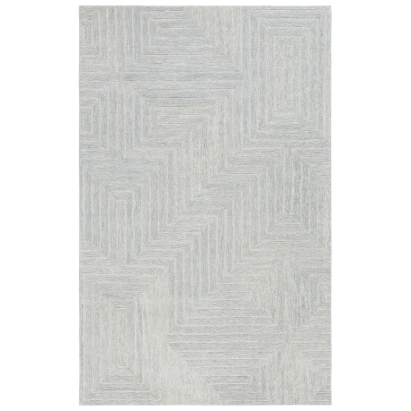 slide 2 of 8, SAFAVIEH Handmade Chatham Chloee Modern Wool Rug 3' x 5' - Blue - Rectangle