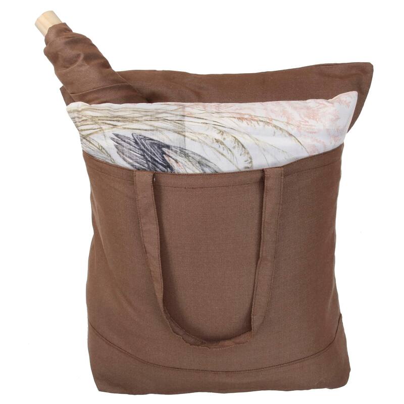 Magnolia Casual Swing Set 4 piece - Chocolate Solid w/ Owl on Prickly Cactus