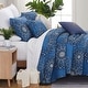 preview thumbnail 5 of 8, Midnight Floral 6 piece Quilt Bedding Set