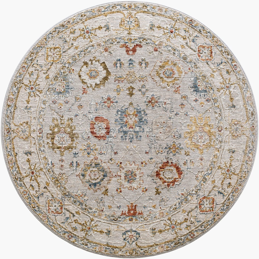Livabliss Traditional Reina Medallion Area Rug