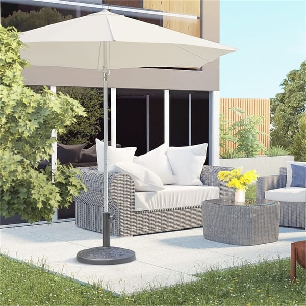 hand turn knobs patio umbrella VANROUG Base Heavy Duty Umbrella Holder Outdoor Umbrella Base Stand Mount Double Hand-Turn Knob for Deck,Patio, Dock,Boat,Courtyard Balcony,Garden,Pontoons,Picnic Table : Patio, Lawn & Garden Create a cozy NUU GARDEN 22 lbs Patio