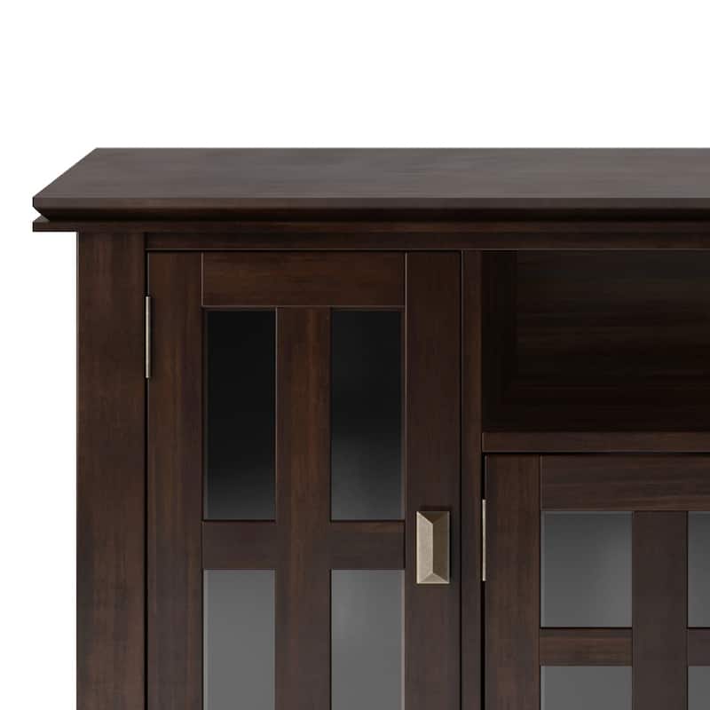 WYNDENHALL Stratford SOLID WOOD 72" Wide TV Media Stand For TVs up to 80"